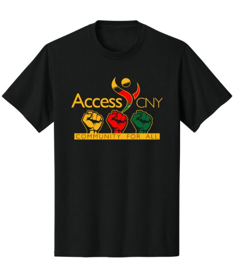 Picture of Juneteenth Front Printed Black T-Shirt